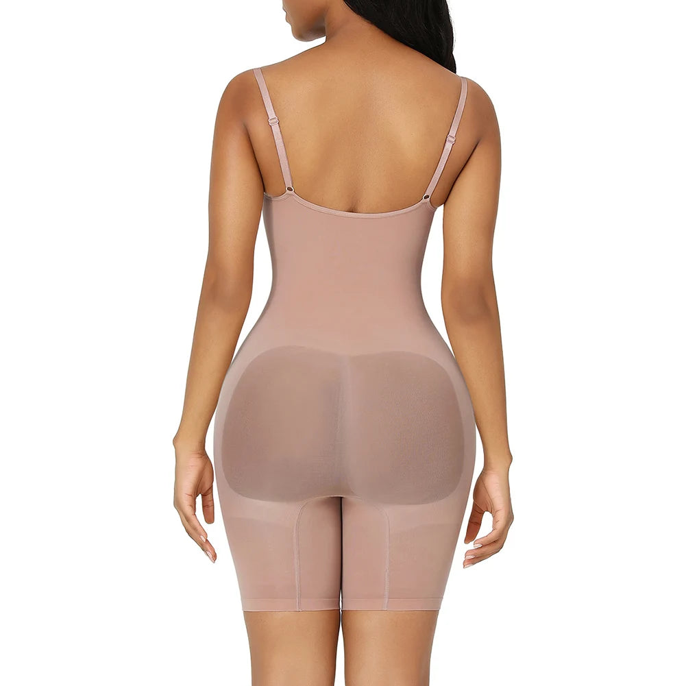 Colombianas Seamless Women Sculpting Bodysuit  Push Up Butt Lifter Thigh Slimmer Slimming Underwear Body Shaper Shapewear