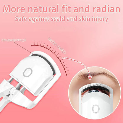 Electric Heated Eyelash Curler emperature Control Charging Durable Curling And Shaping Not Hurting Long Eyelashes Makeup Tools