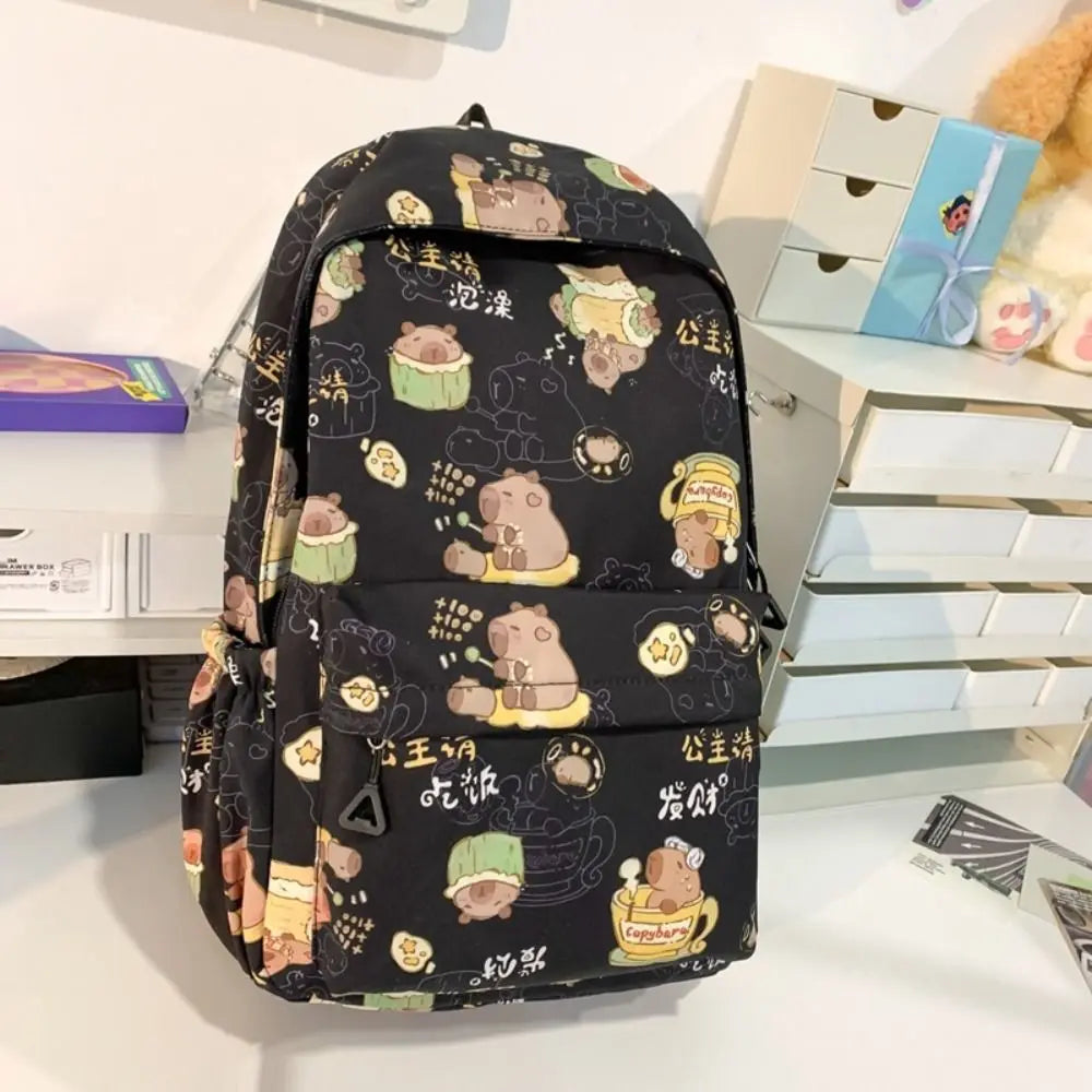 Mochila Kawaii Cartoon Capivara