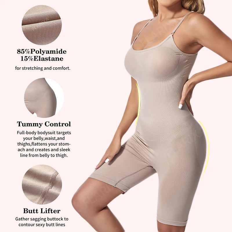 Flarixa Seamless Shapewear - Body Shaper Completo