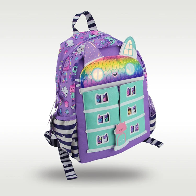 Australia smiggle original children's schoolbag girls Gabby shoulder backpack Kawaii 3-7 year modeling bags 14 inch