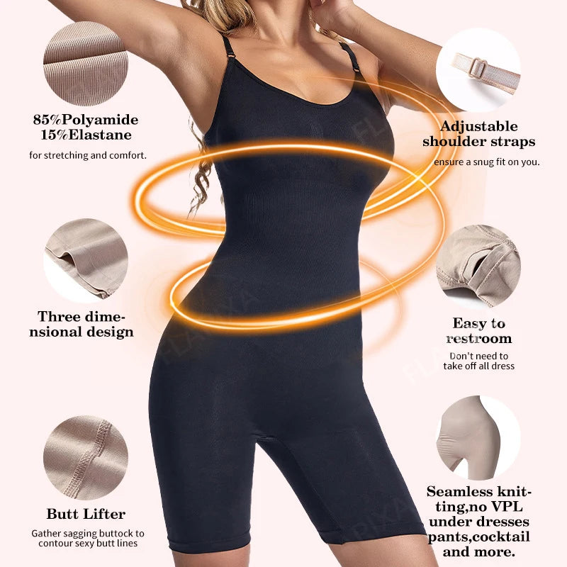 Flarixa Seamless Shapewear - Body Shaper Completo