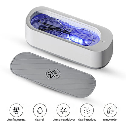 Xiaomi MIJIA Ultrasonic Cleaning Machine USB Rechargeable High Frequency Vibration Wash Cleaner Jewelry Glasses Braces Cleaner