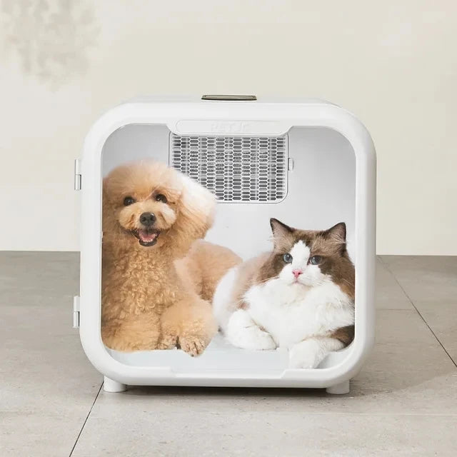 66L Pet Dog Hair Dryer Cat Ultraviolet Sterilization Drying Box Automatically Mute Noise Pet Hair Dryers for Cat Dog Grooming