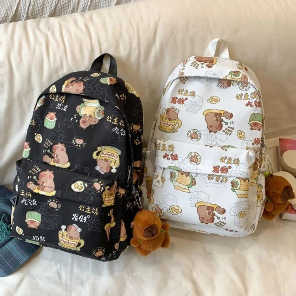 Mochila Kawaii Cartoon Capivara