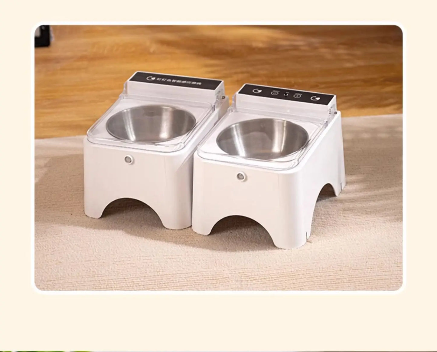 Smart Cat Bowl Pet Feeder Bowl Cat Dog Food Feeder Infrared Sensor Auto Open Cover Smart Feeder Anti-mouse Cat Food Dispenser