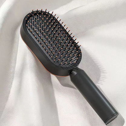 Self Cleaning Hairbrush Women Hair Brush One-key Cleaning Hair Loss Airbag Scalp Massage Comb Anti-Static Hairbrush