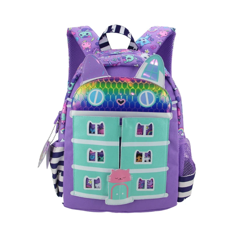 Australia smiggle original children's schoolbag girls Gabby shoulder backpack Kawaii 3-7 year modeling bags 14 inch