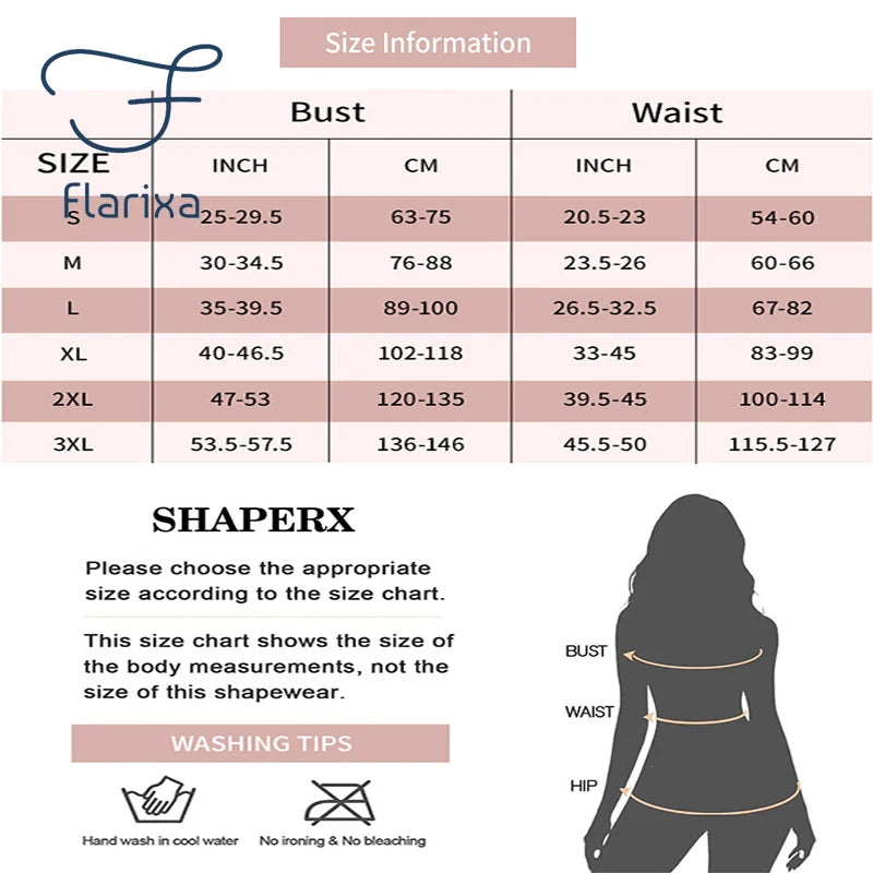 Flarixa Seamless Shapewear - Body Shaper Completo