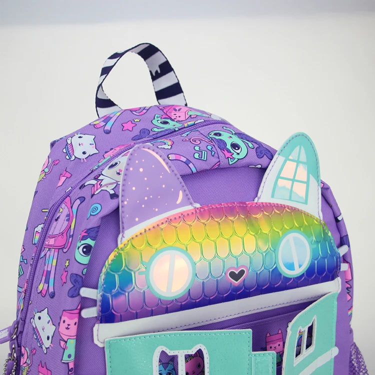 Australia smiggle original children's schoolbag girls Gabby shoulder backpack Kawaii 3-7 year modeling bags 14 inch