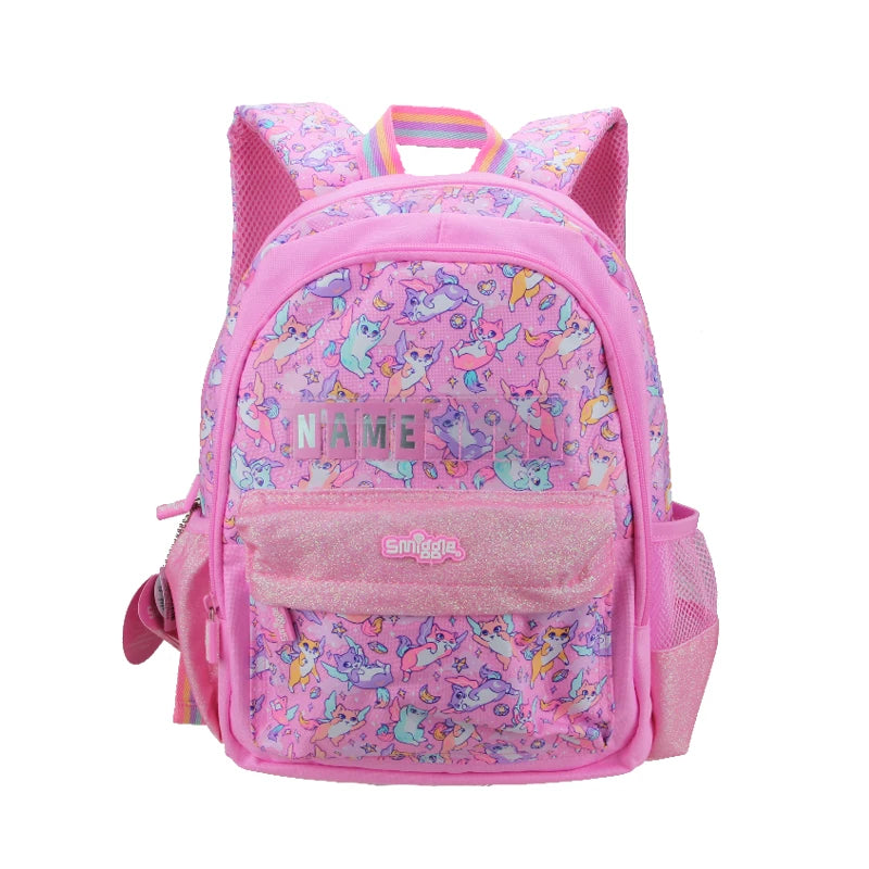 Australia smiggle original children's schoolbag girls Gabby shoulder backpack Kawaii 3-7 year modeling bags 14 inch