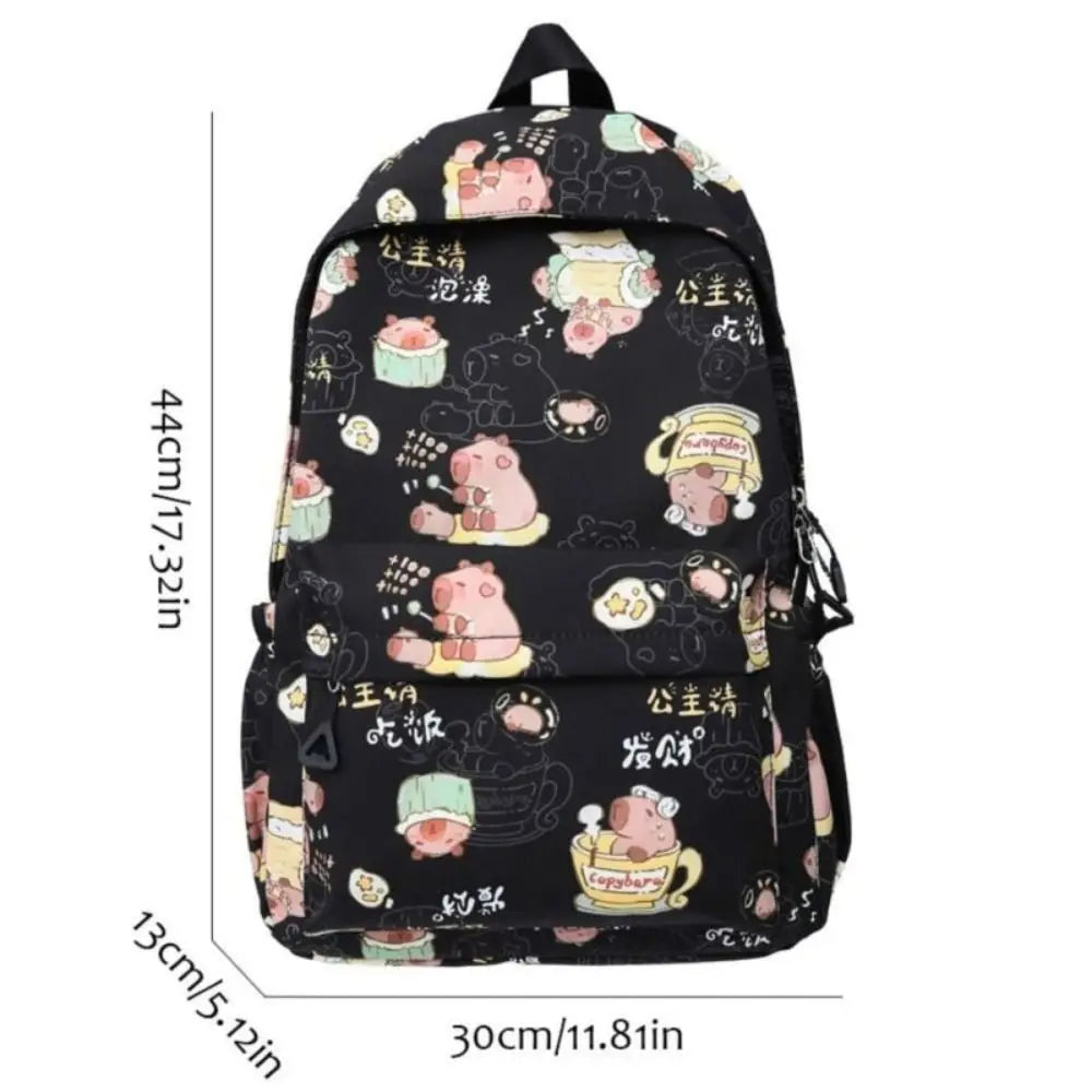 Mochila Kawaii Cartoon Capivara